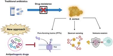 Small molecule antipathogenic agents against Staphylococcus aureus infections