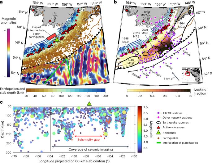 Slab tearing along a subducted oceanic plate joint beneath the Alaska Peninsula