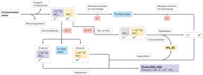 Practical prospects of electroreduction of dilute NOx streams to ammonia