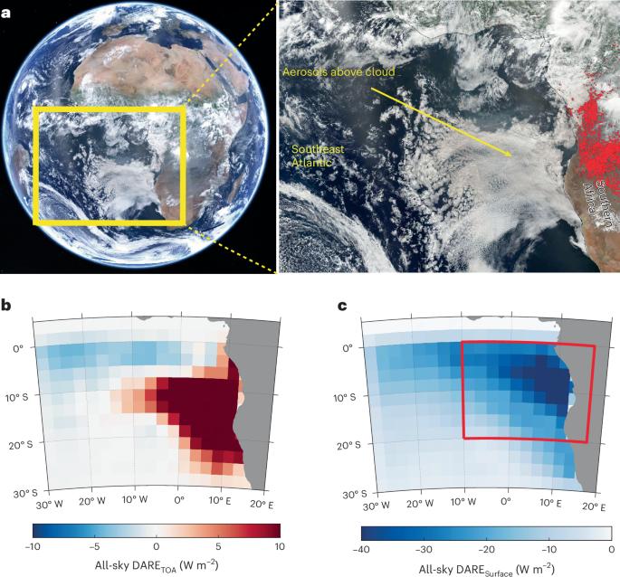 Regional aerosol warming enhanced by the diurnal cycle of low cloud