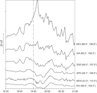 Global Geomagnetic Disturbances Presumably Caused by Earthquakes