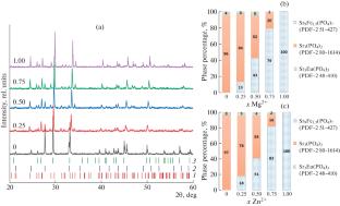 Phase Formation in the System of Triple Phosphates Sr–M2+–Ln3+ (M2+ = Zn2+, Mg2+, Mn2+; Ln3+ = Eu3+, Tb3+)