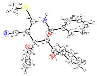 Dibenzoylmethane in the Synthesis of Selenium Di- and Tetrahydropyridine-3-carbonitriles