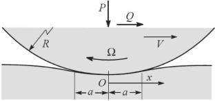 A simple solution for rolling of a cylinder with rate-dependent friction