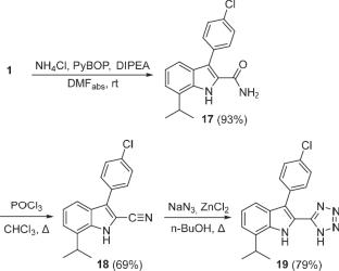 2-azolylindoles: synthesis and evaluation of their potential as metallo-β-lactamase inhibitors