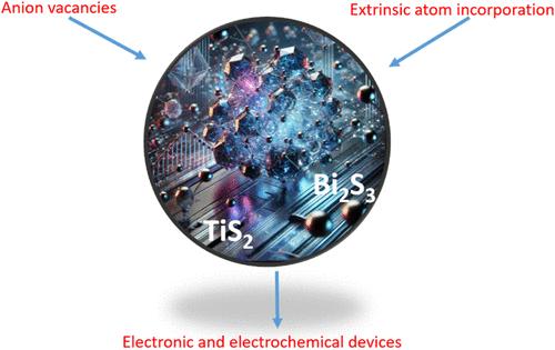Designer-Defective Titanium and Bismuth Chalcogenides: Insights into Structure–Property Relationships and Device Fabrication via Vacancy Engineering and Extrinsic Atom Incorporation
