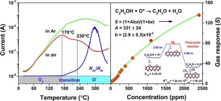 Study on the gas response mechanism of ZnO nanorod arrays in the detection of ethanol