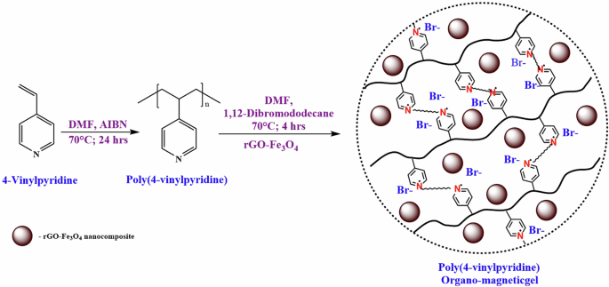 Nanoparticle-encapsulated organo-magnetogels: crosslinked network for broad-spectrum pollutant removal
