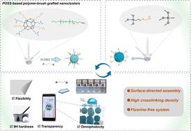 Three birds with one stone: rational design of organic–inorganic hybrid nanoclusters for high-performance liquid-like coatings†