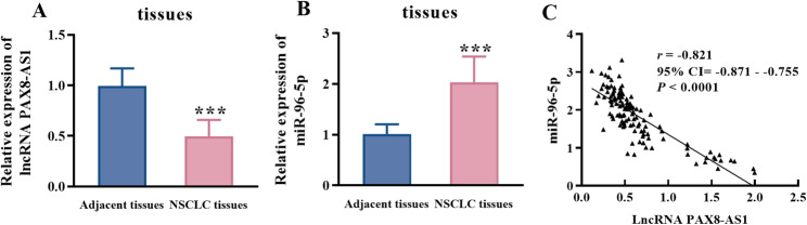 Clinical significance of lncRNA PAX8-AS1 and miR-96-5p in non-small cell lung cancer.