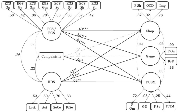 Seeking Satisfaction Among Israeli Young Adults: The Roles of Gratification, Compensation, Reward Deficiency Syndrome, and Compulsivity in Relation to Addictive Behaviors.