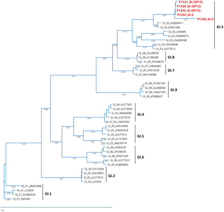 Molecular Epidemiology of Norovirus Outbreaks in Childcare Centers and Schools in South Korea in 2023.