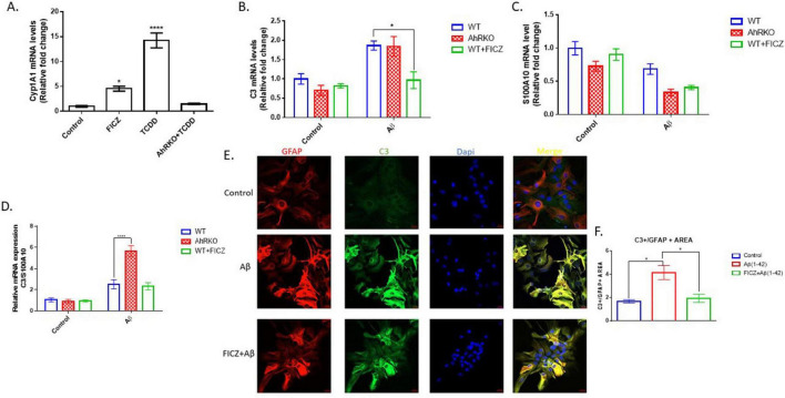 AhR regulation of amyloid beta-induced inflammation in astrocyte cells.