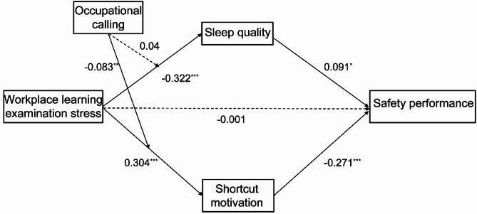 Relationship between learning examination stress and safety performance among employees in Chinese railway workplace: the moderating role of occupational calling.
