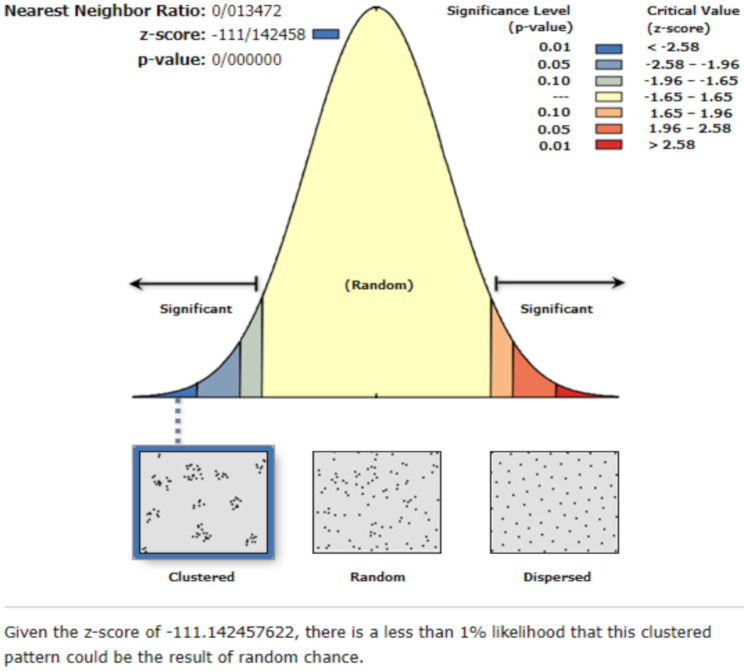 Evaluation of the spatial distribution pattern of animal bites in Southern Iran: implications for public health interventions.
