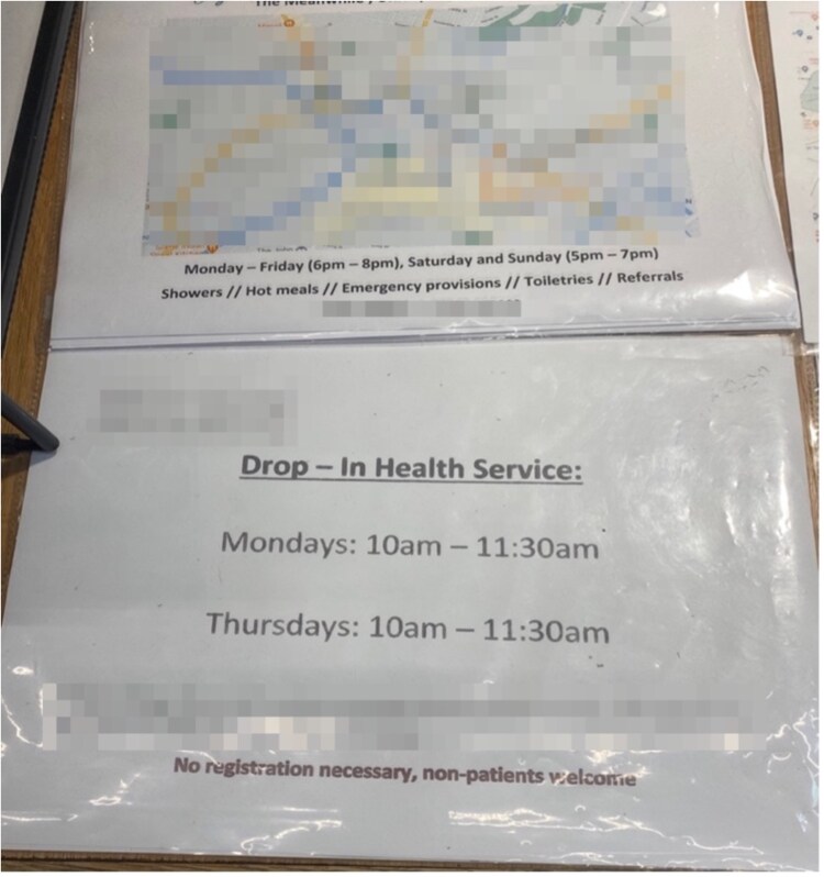 Exploring ways to improve healthcare service access for people experiencing homelessness in Manchester, UK.