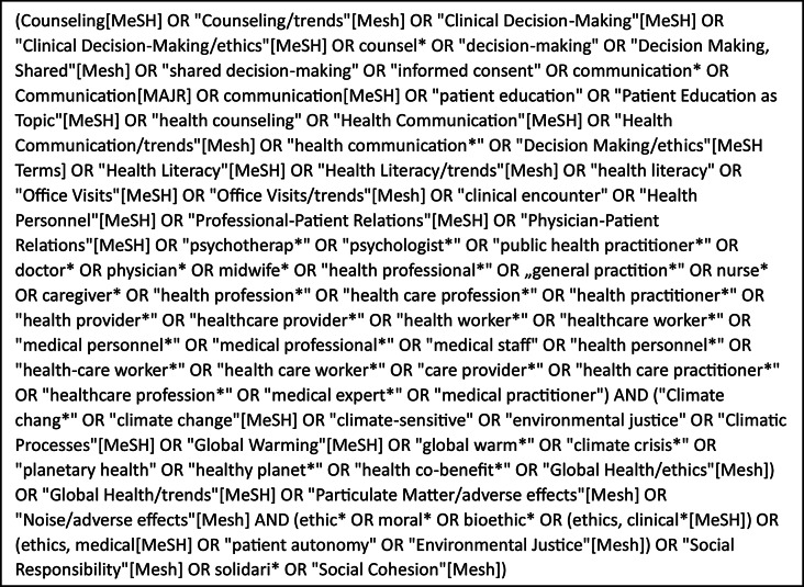 Should healthcare professionals include aspects of environmental sustainability in clinical decision-making? A systematic review of reasons.