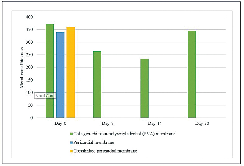 Biodegradation, Angiogenesis, and Inflammatory Response of a Collagen-Chitosan-Polyvinyl Alcohol (PVA) Membrane: In Vivo Model of Guided Tissue Regeneration.