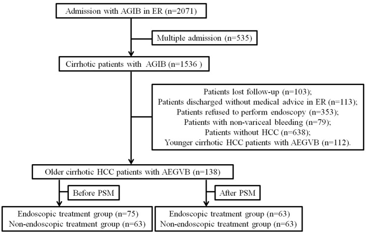Endoscopic treatment as secondary prophylaxis ameliorates short-term mortality for acute esophagogastric variceal bleeding in older patients with cirrhotic hepatocellular carcinoma.