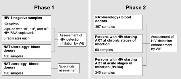 Improved HIV-1 RNA detection using whole blood versus plasma in antiretroviral-treated individuals.