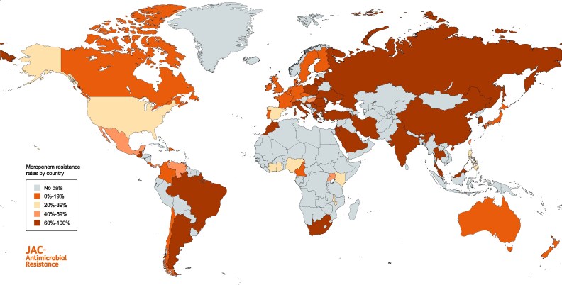 The global epidemiology of carbapenem-resistant <i>Acinetobacter baumannii</i>.
