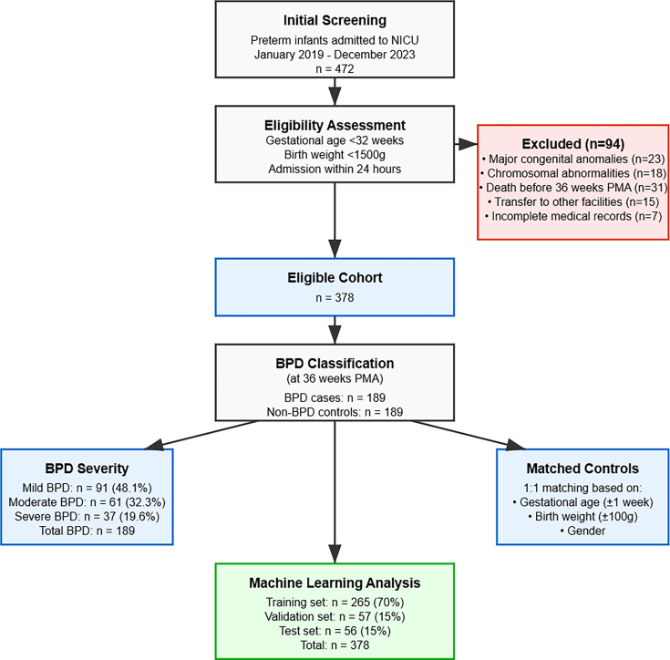 Machine learning-based risk prediction models for bronchopulmonary dysplasia in preterm infants: a high-altitude cohort study.