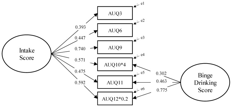 Validation of the Alcohol Use Questionnaire (AUQ) in the Italian Context: A Measure for Assessing Alcohol Intake and Binge Drinking.