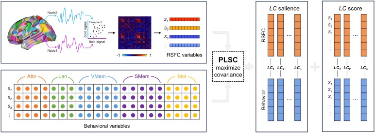 Latent dimension linking functional connectivity with post-stroke deficits across multiple domains.
