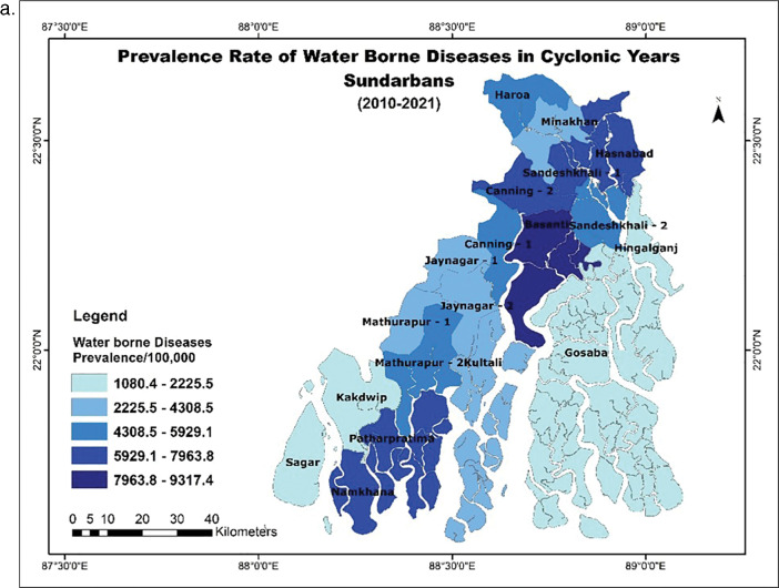 Epidemic Dynamics Post-Cyclone and Tidal Surge Events in the Bay of Bengal Region.