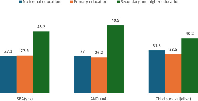 Influence of paternal education on maternal and child health outcomes in Sub-Saharan Africa: evidence from demographic and health surveys.