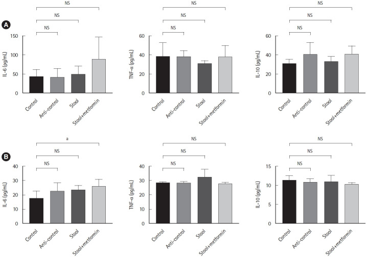Impact of stool transplantation and metformin on polyp reduction and inflammation in an APC Min mouse model.