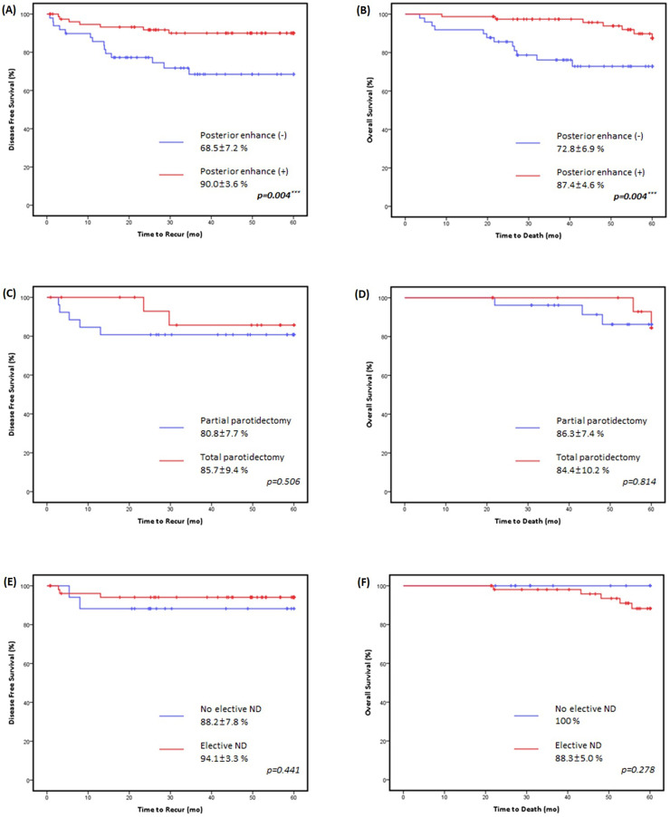 Ultrasonographic findings as a prognostic factor in parotid cancer.
