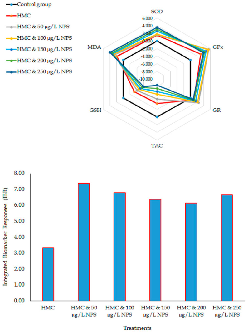 Combined Effects of Nano-Polystyrene and Heavy Metal Mixture on the Bioaccumulation of Heavy Metals and Physiological Changes in <i>Macrobrachium rosenbergii</i>.