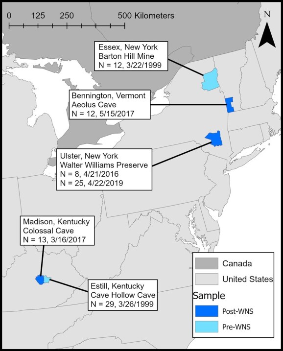 Transcriptomic evidence of cytokine storm and sepsis in little brown bats exposed to white-nose syndrome.
