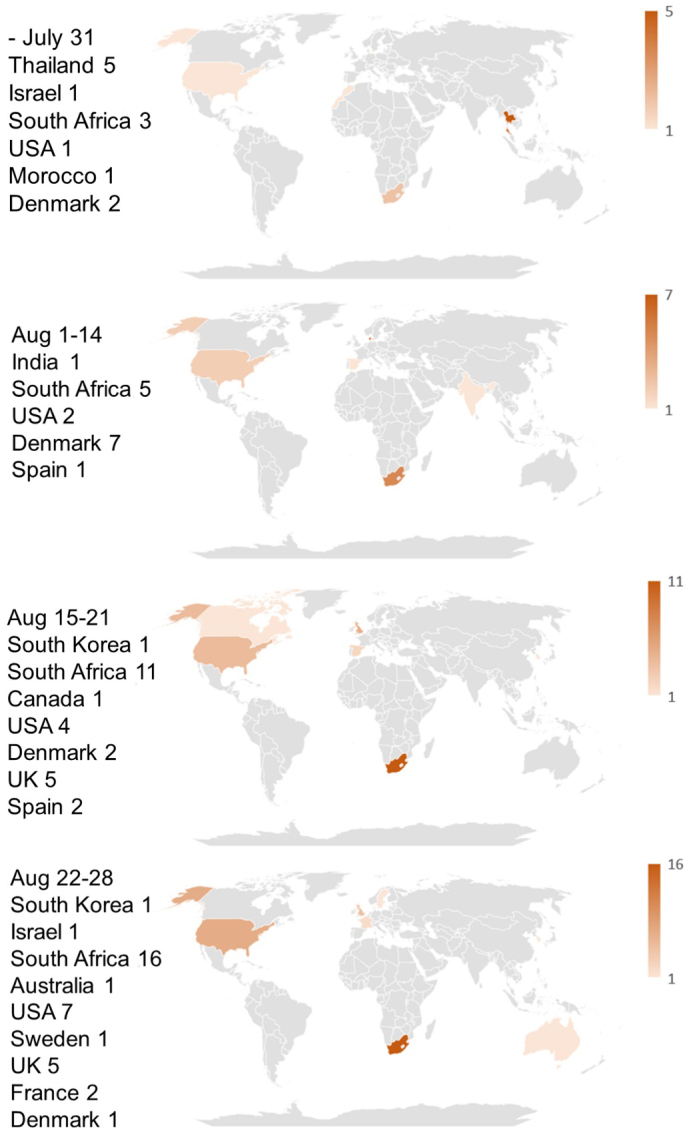 Anomalous Spike Mutations and Sporadic Global Detection of the SARS-CoV-2 BA.2.86 Lineage.
