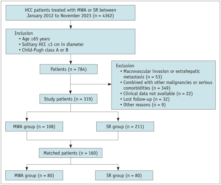 Microwave Ablation Versus Surgical Resection for Small (≤3 cm) Hepatocellular Carcinoma in Older Patients: A Propensity Score Matching Analysis.