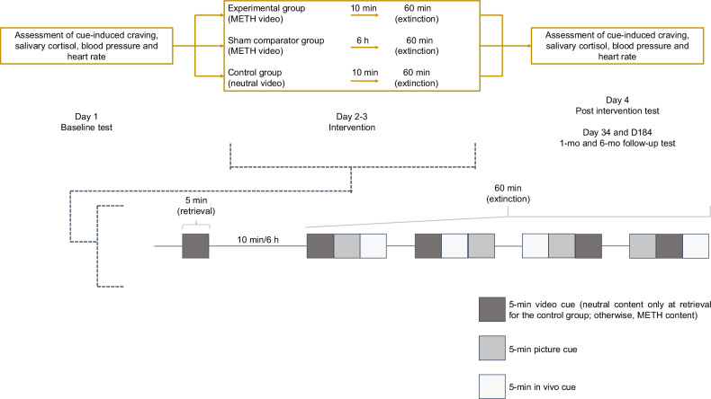 Effect of conditioned stimuli-triggered memory retrieval-extinction in patients with methamphetamine use disorder.