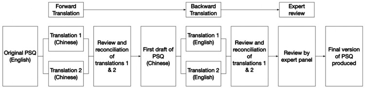 Translation and validation of the Pharmacy Services Questionnaire (PSQ) in a Chinese population.