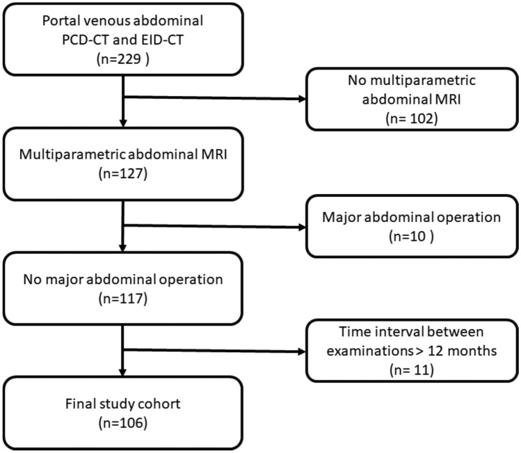 Simple cystic lesions of the pancreas: image quality and diagnostic accuracy of photon-counting detector computed tomography.