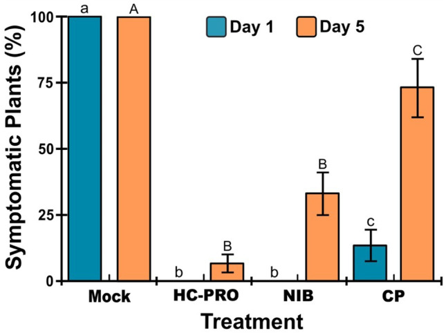 The genomic region matters when synthesizing dsRNA for plant virus suppression via RNAi.
