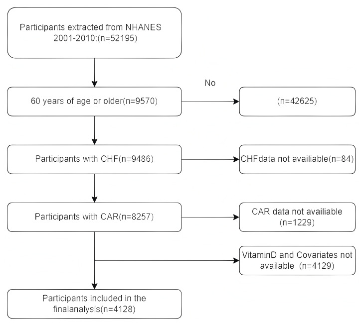 Vitamin D as a Key Mediator Between C-reactive Protein to Albumin Ratio and Congestive Heart Failure in an Elderly Population: An Innovative Exploration Using the NHANES Database.