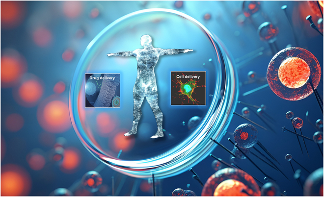 Smart Biomaterials for Delivery of Drugs and Cells.