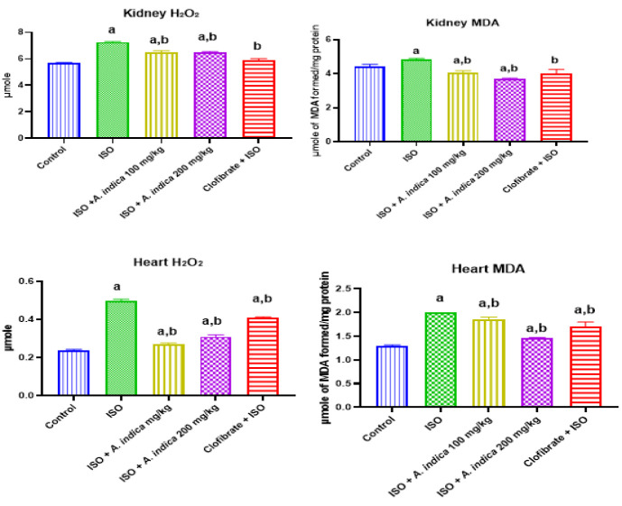 Methanol leaf extract of <i>Azadirachta</i> <i>indica</i> mitigates isoproterenol-induced myocardial infarction through the modulation of oxidative stress, and PPARα and BCL2 signaling in rats.