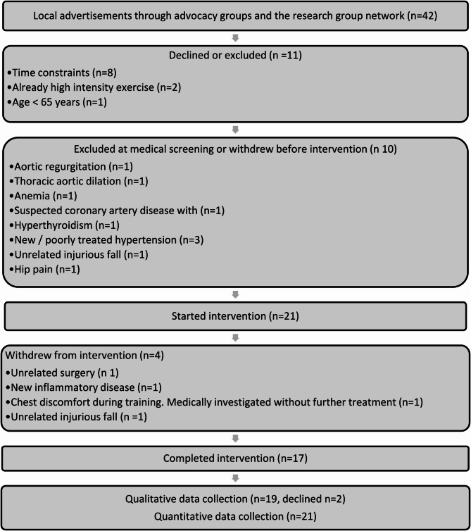 Supramaximal high-intensity interval training for older adults in a community setting: a pragmatic feasibility study.