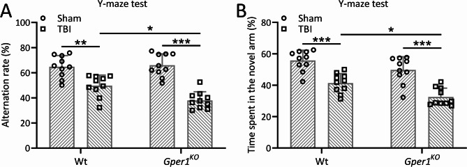 Gper1 inhibition exacerbates traumatic brain injury-induced neurological impairments in mice.