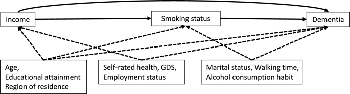 The Mediating Effect of Smoking on the Association between Income and Dementia among Japanese Older People.