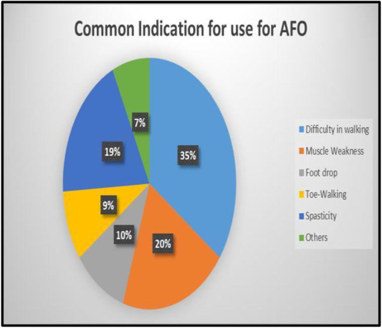 Assessing patient use and satisfaction with ankle foot orthoses and service: A cross-sectional study in a tertiary care hospital.