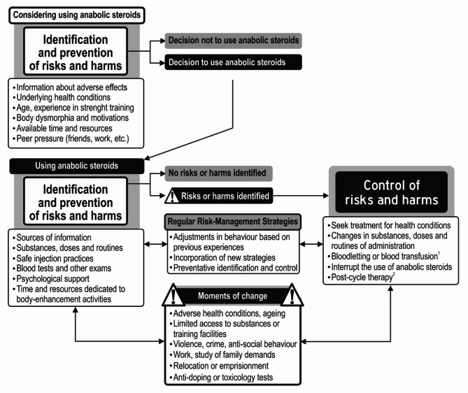 Managing risks and harms associated with the use of anabolic steroids: a qualitative study.