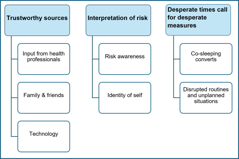 "Okay in theory": a qualitative study of safer sleep advice in families with infants at risk and families reporting risky sleep practices.