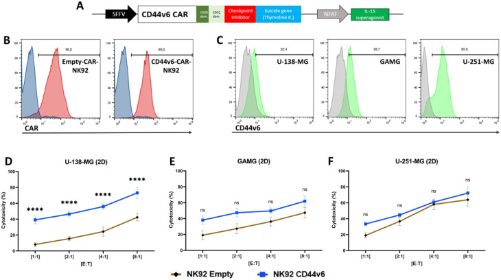Chimeric Antigen Receptor (CAR)-NK92 cells effective against glioblastoma, breast- and pancreatic cancer in vitro and in a murine xenograft model of ovarian cancer.